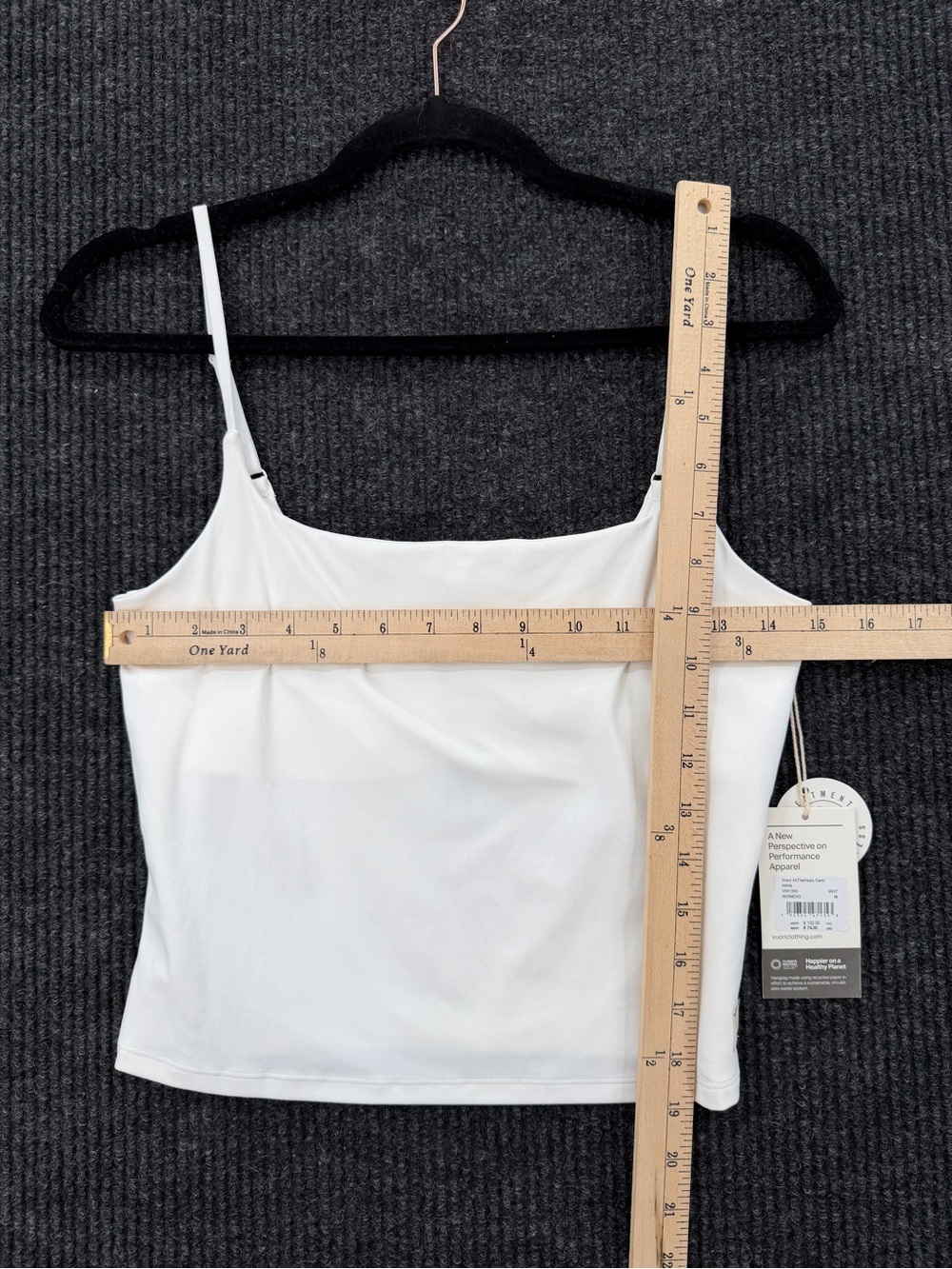 NWT Vuori All The Feels Cami White VW1355 Size Medium - Picture 8 of 9
